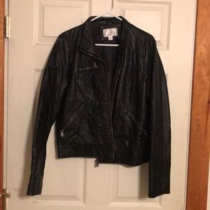 Women’s faux leather jacket